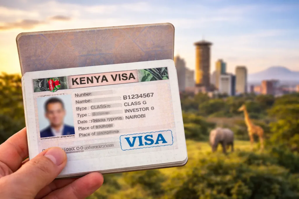 Class G Investor Permit Kenya